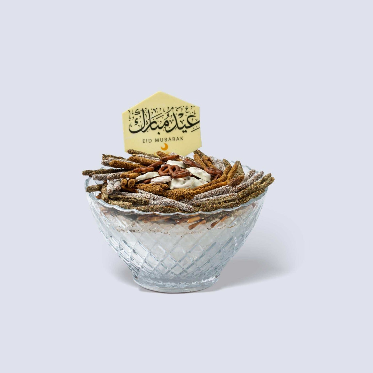 Eid Mubarak Luxury Salt Sticks Tray – Sweet & Savory Celebration Gift