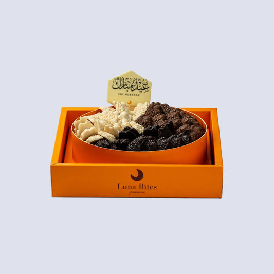 Eid al-Adha Sheep-shaped Chocolate Box (50+ Pieces) - Milk, White & Dark Chocolate with Nutella, Pistachio & Kinder Fillings
