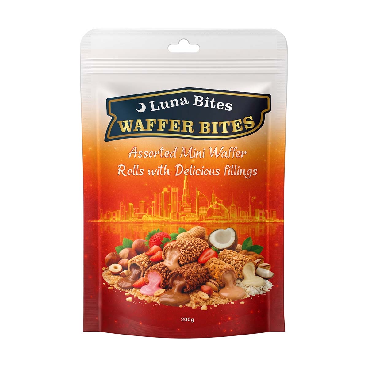 Wafer Bites Assorted flavors 200g