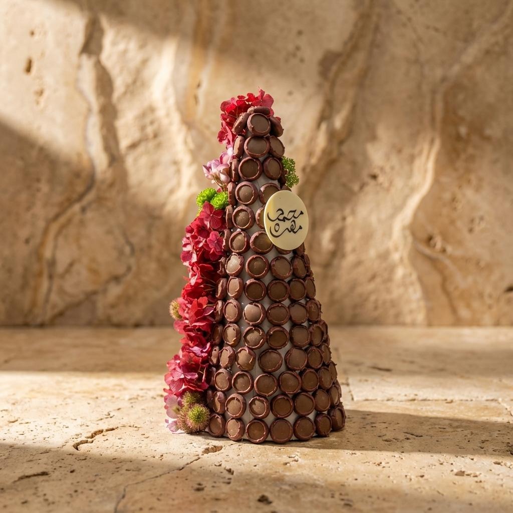 Royal chocolate macron tower 255 pcs