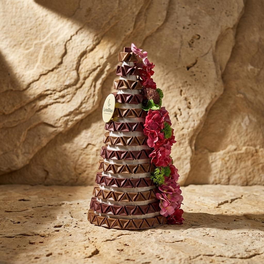 Luxury chocolate pyramid tower 265 pcs