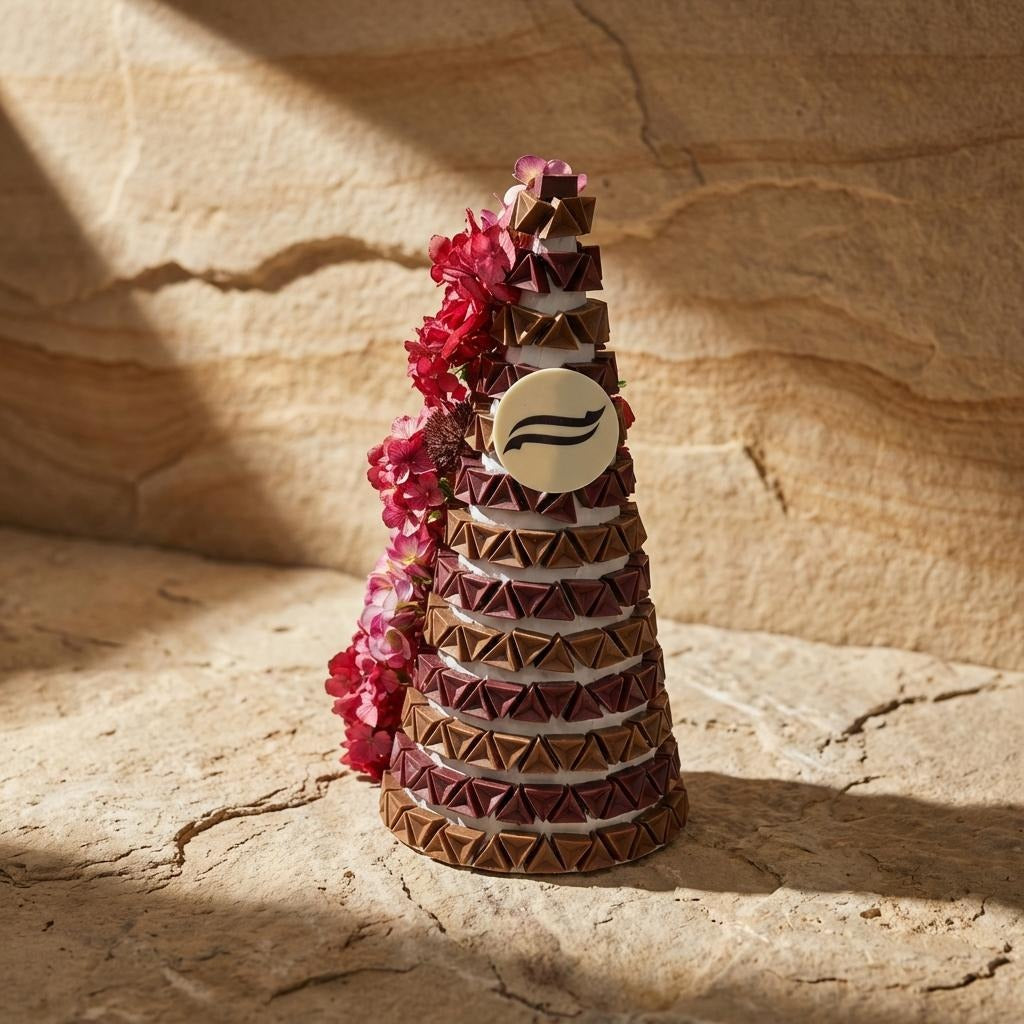 Luxury chocolate pyramid tower 265 pcs